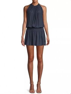 Ramy Brook Paris sleeveless drop waist mini dress